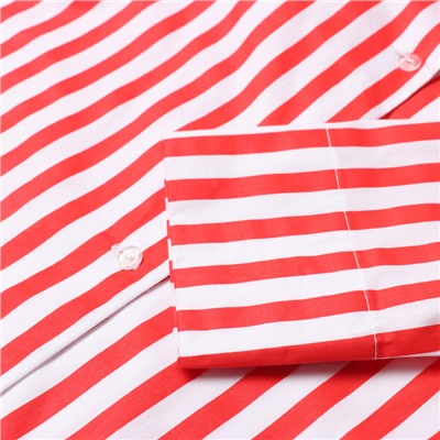 Пижама женская (рубашка, брюки) KAFTAN «Полоса», размер 48-50