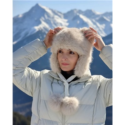 Шапка с ушками