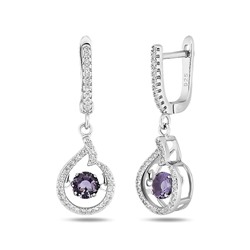 Серьги, куб.циркон., BY-3178