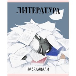Тетрадь 48л "Манул Манулыч" по литературе ТТК489324 Эксмо