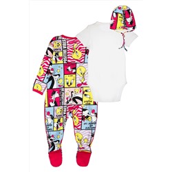 Комплект (Комбинезон+Боди+Шапочка) PLAYTODAY, 981707