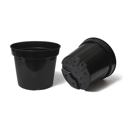 Горшок для рассады, 20 л, d=35.5 см, h=30.5 см, чёрный, Greengo