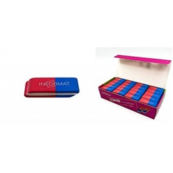 Ластик "КОМБИНИРОВАННЫЙ" термопластичная резина 41х14х8 мм 259318 ERIFKM inФОРМАТ