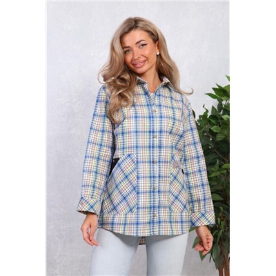 1072 Рубашка женская (Желтый)