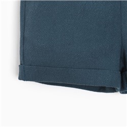 Комплект для мальчика: рубашка, шорты MINAKU, рост 86-92, тёмно-синий