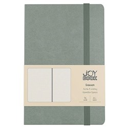 Блокнот А6- 96л клетка "Joy Book. Мятное мороженое" на резинке,карман, кожзам БДБК6964539 Listoff