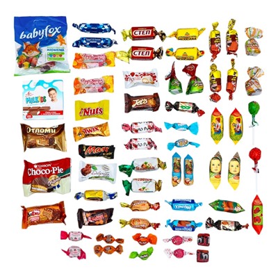 Новогодний подарочный набор «Маша и Медведь», детский, 1000 г