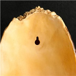 Подвесной декор из полистоуна «Птичка в дупле», 12×14×24 см