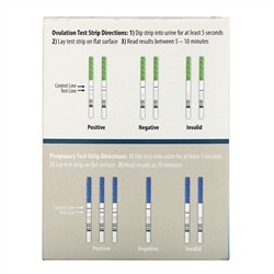Fairhaven Health, BFP, тест-полоски для определения овуляции и беременности, 40 тестов на овуляцию и 10 тестов на беременность