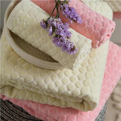 Полотенце махровое Love Life «Комфорт» 70×140 см, молочный, 100% хл, 500 г/м²