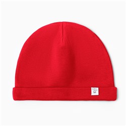 Шапка детская MINAKU Winter, размер 40 (3-6 мес.), красная