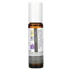 Aura Cacia, смесь эфирных масел, расслабляющее действие, с шариковым аппликатором, успокаивающий эффект, 9,2 мл (3,1 жидк. унции)