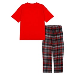 Комплект для мальчиков: брюки текстильные, фуфайка трикотажная (футболка)