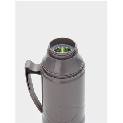 Термос 1 л, 11×31 см, со стеклянной колбой, пластик, фиолетовый