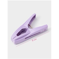 Прищепки для белья в синей корзинке Доляна, 6 см, 20 шт., МИКС