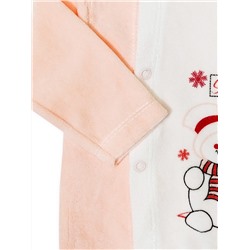 1625 Комбинезон+шапочка велюр