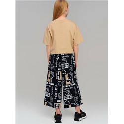 Брюки трикотажные для девочек (кюлоты)