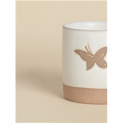 Кружка SL Home «Бабочка», 520 мл, 13.5×9.6×9.8 см, керамика, белая