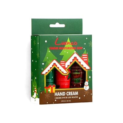 Крем для рук новогодний, набор 3 шт., 30 мл