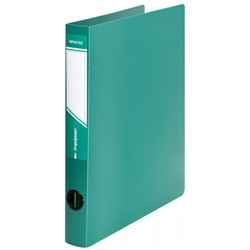 Папка пластиковая 4 кольца 40мм зеленая 700мкм 5675 inФОРМАТ