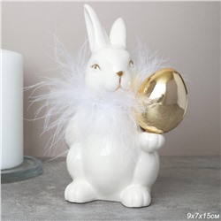 Статуэтка Кролик 14 см / FP23211 /уп 36/72/ фарфор