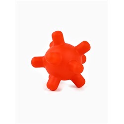 Игрушка пищащая «Мячик шипы» 5 см, красная