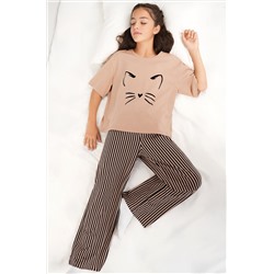 Хлопковая пижама для девочки Happyfox