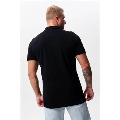 Футболка поло мужская 8501 (Черный_герб)