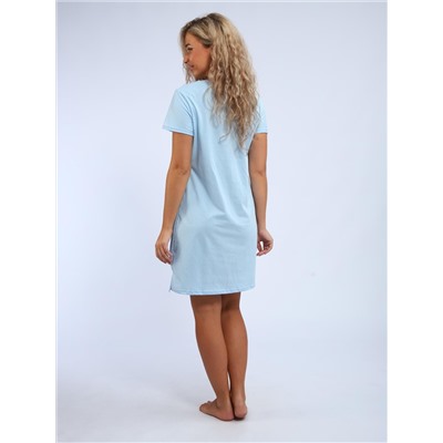 Агнесс - сорочка голубой