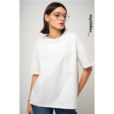 Женская футболка оверсайз Happyfox