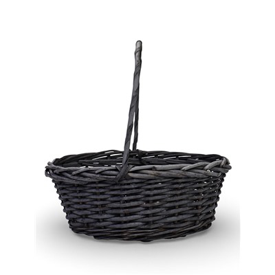 Набор корзин 3 шт ИВА 36x36x14 30x30x12 25x25x11 см ПЛЕТ ручка h=23/20/17 см