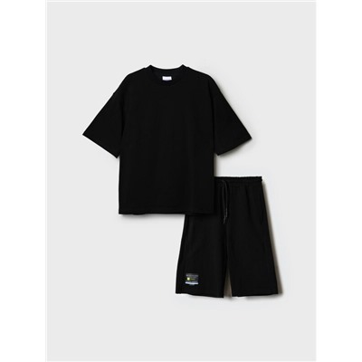 Комплект трикотажный для мальчиков: фуфайка (футболка), шорты