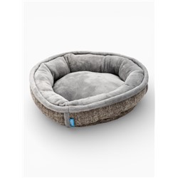Лежанка для животных «Лофт Круглая», 47×10 см, бежевая