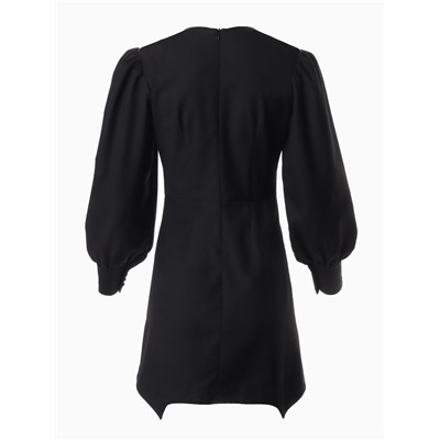 Платье мини женское MINAKU: Casual Collection, чёрное, размер 44