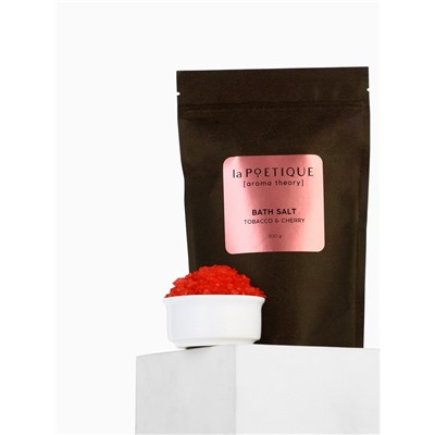 Соль для ванны, 300 г, аромат табака и вишни, LA POETIQUE
