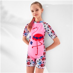 Купальник слитный детский MINAKU, рост 128-134 см