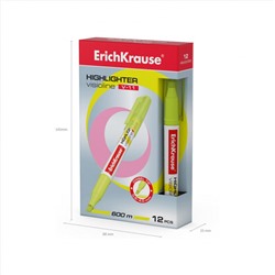 Текстовыделитель VisioLine® V-11 Мини Неон желтый 56905 ErichKrause