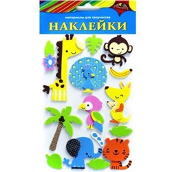 Декоративные наклейки из ЭВА "Зверята" С3476-19 АппликА