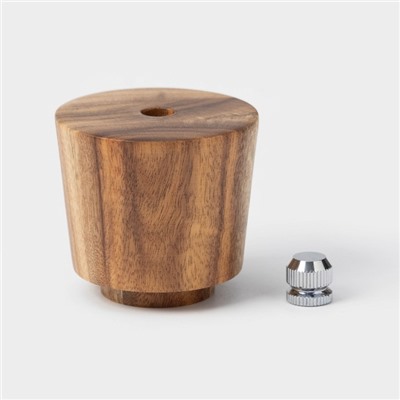 Мельница для специй Magistro Wooden, 5×16.5 см, керамический механизм, коричневая