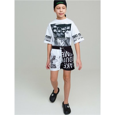 Шорты текстильные плавательные для мальчиков, средней длины