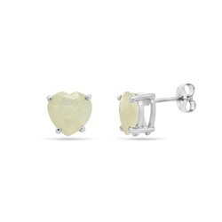 Серьги из серебра лунный камень, Люкс