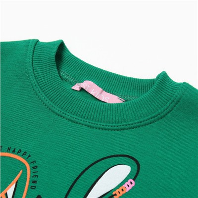 Джемпер детский, цвет зеленый, рост 98
