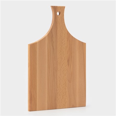 Доска разделочная деревянная с ручкой Magistro, 40×24×1.2 см, дуб