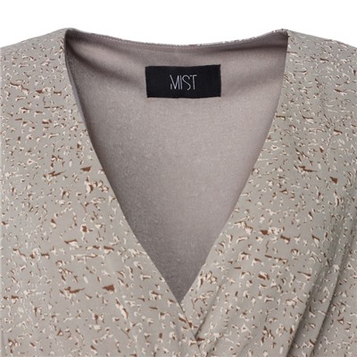 Платье мини женское MIST plus-size, размер 50, зелёное