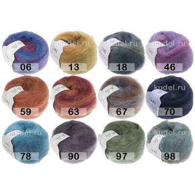 Пряжа Lang Yarns Mohair Luxe Color