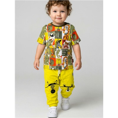 Комплект детский трикотажный для мальчиков: джемпер (футболка), брюки