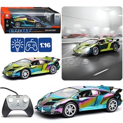 Машина "Неон кросс" р/у, 27 MHz, в коробке