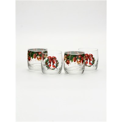 Стаканы «Новогодний», 310 мл, подарочный набор 4 шт.