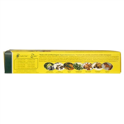 Organix South, TheraNeem Organix, Зубная паста c нимом и корицей, 4,23 унций (120 г)