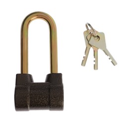 Замок навесной, тип 7.7 усиленный, 55×116 мм, 3 ключа